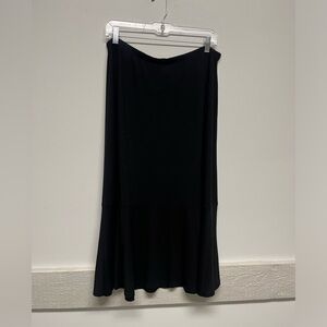 NWT J. Jill Plus Size Black Skirt 1X